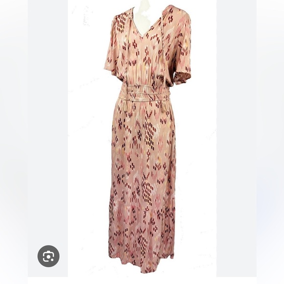 Pink Maxi Dress Southwestern Print Large Knox Rose NWOT - Picture 4 of 12